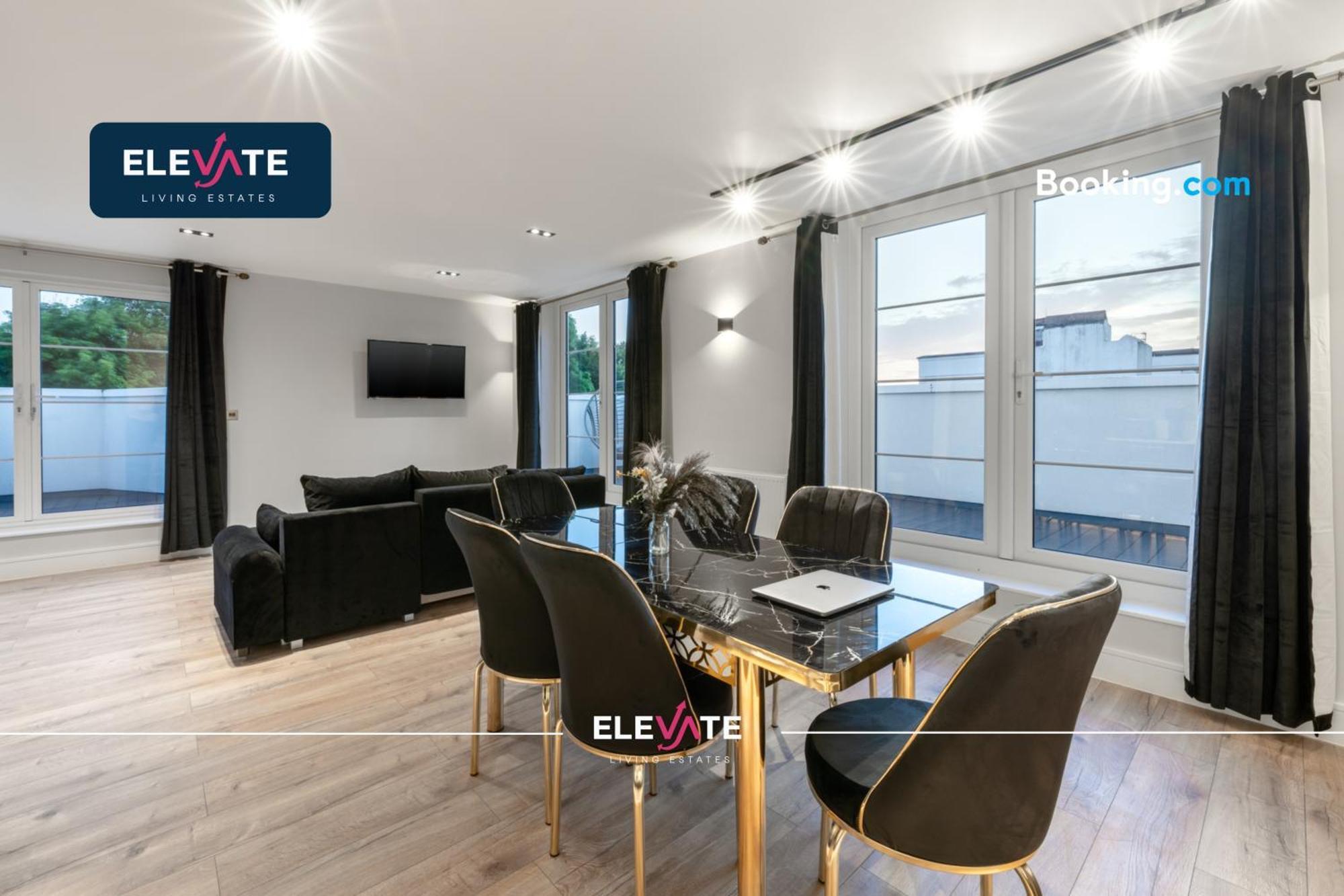 Apartamento Premium Deals L Last-minute Escape L Wembley Stadium Location, Free Parking, Sleeps 8 L Elevate Living Estates Short Lets & Serviced Wembley Londres