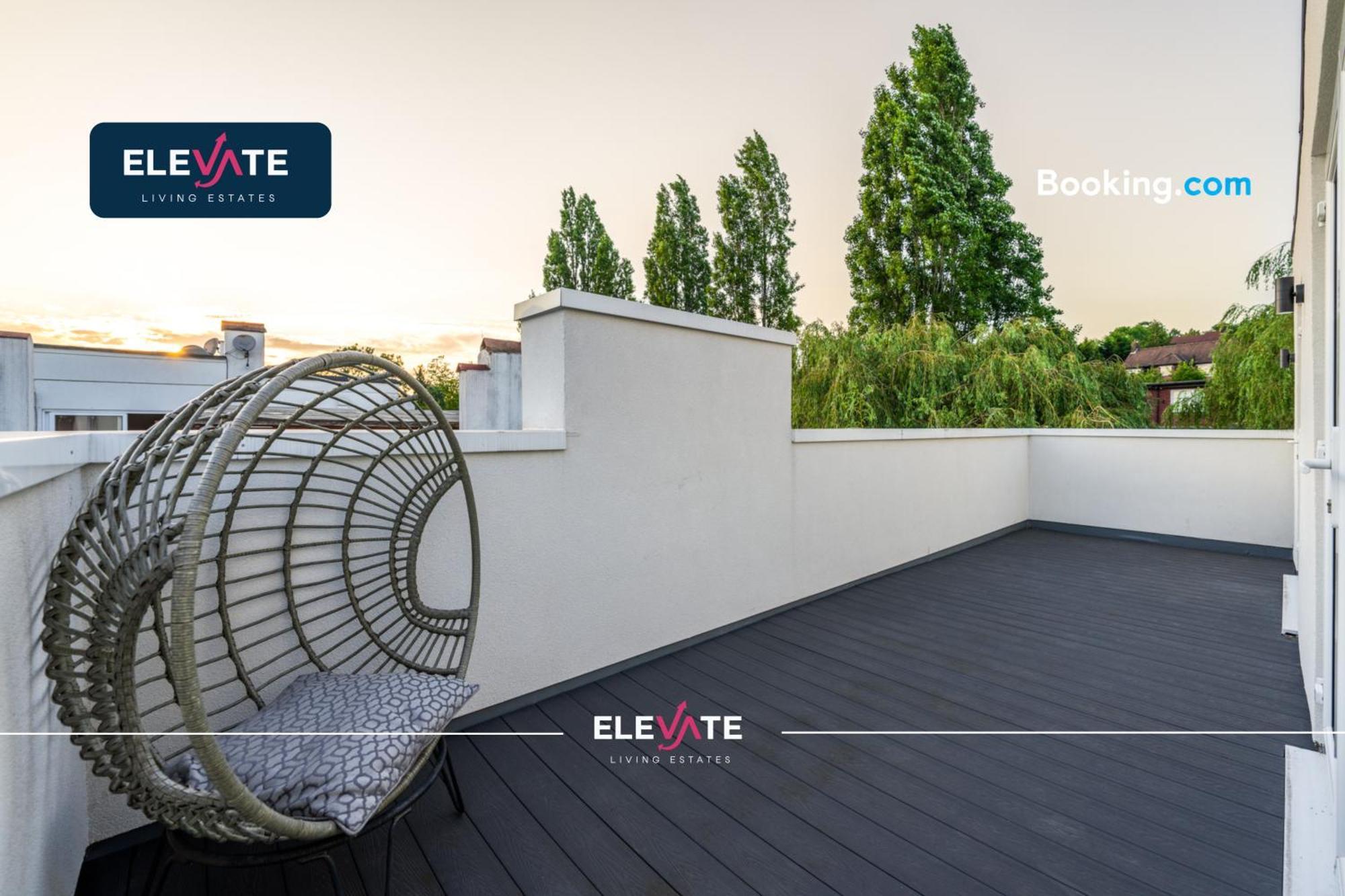 Premium Deals L Last-minute Escape L Wembley Stadium Location, Free Parking, Sleeps 8 L Elevate Living Estates Short Lets & Serviced Wembley Apartamento *