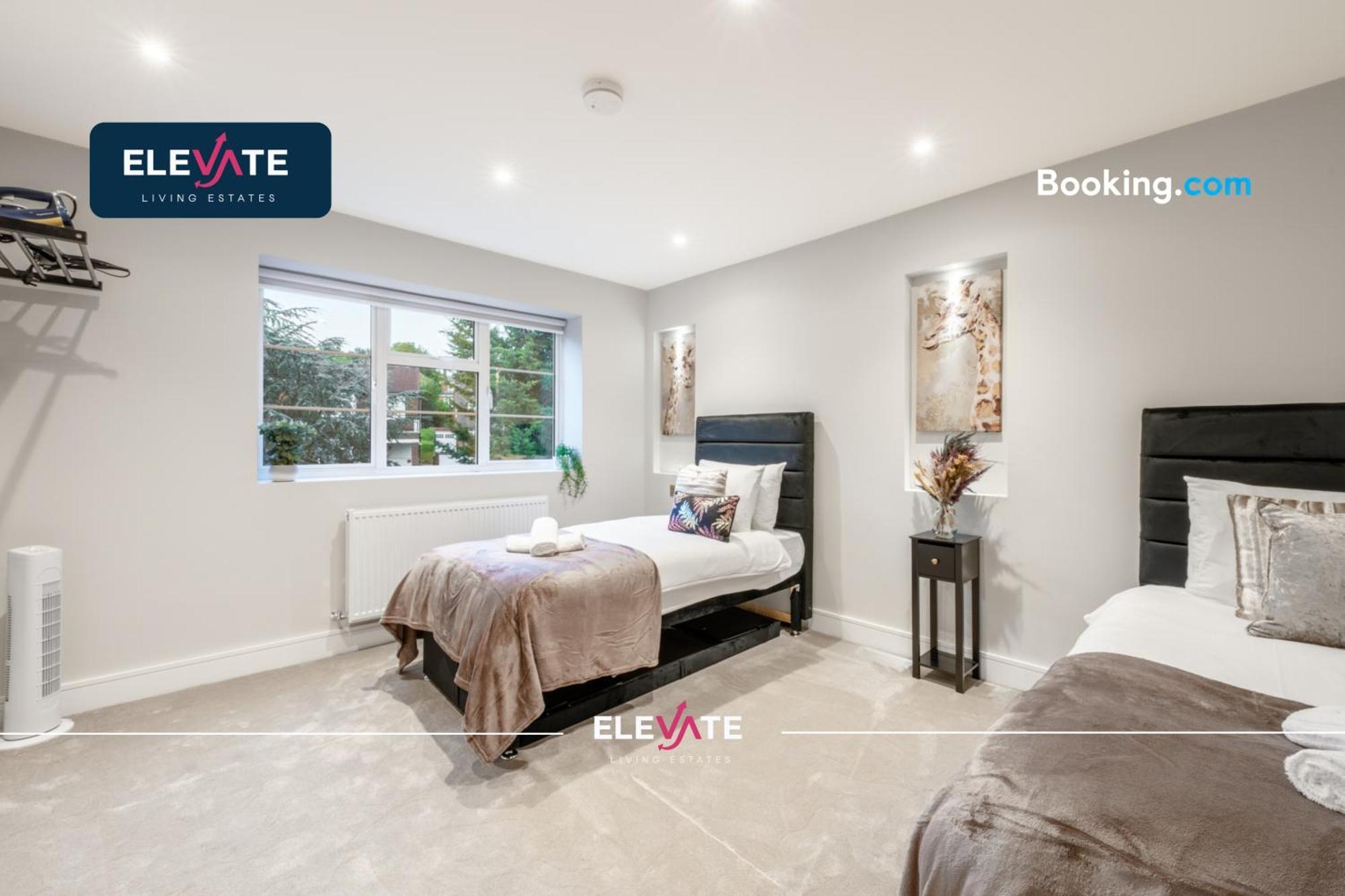 Apartamento Premium Deals L Last-minute Escape L Wembley Stadium Location, Free Parking, Sleeps 8 L Elevate Living Estates Short Lets & Serviced Wembley Londres