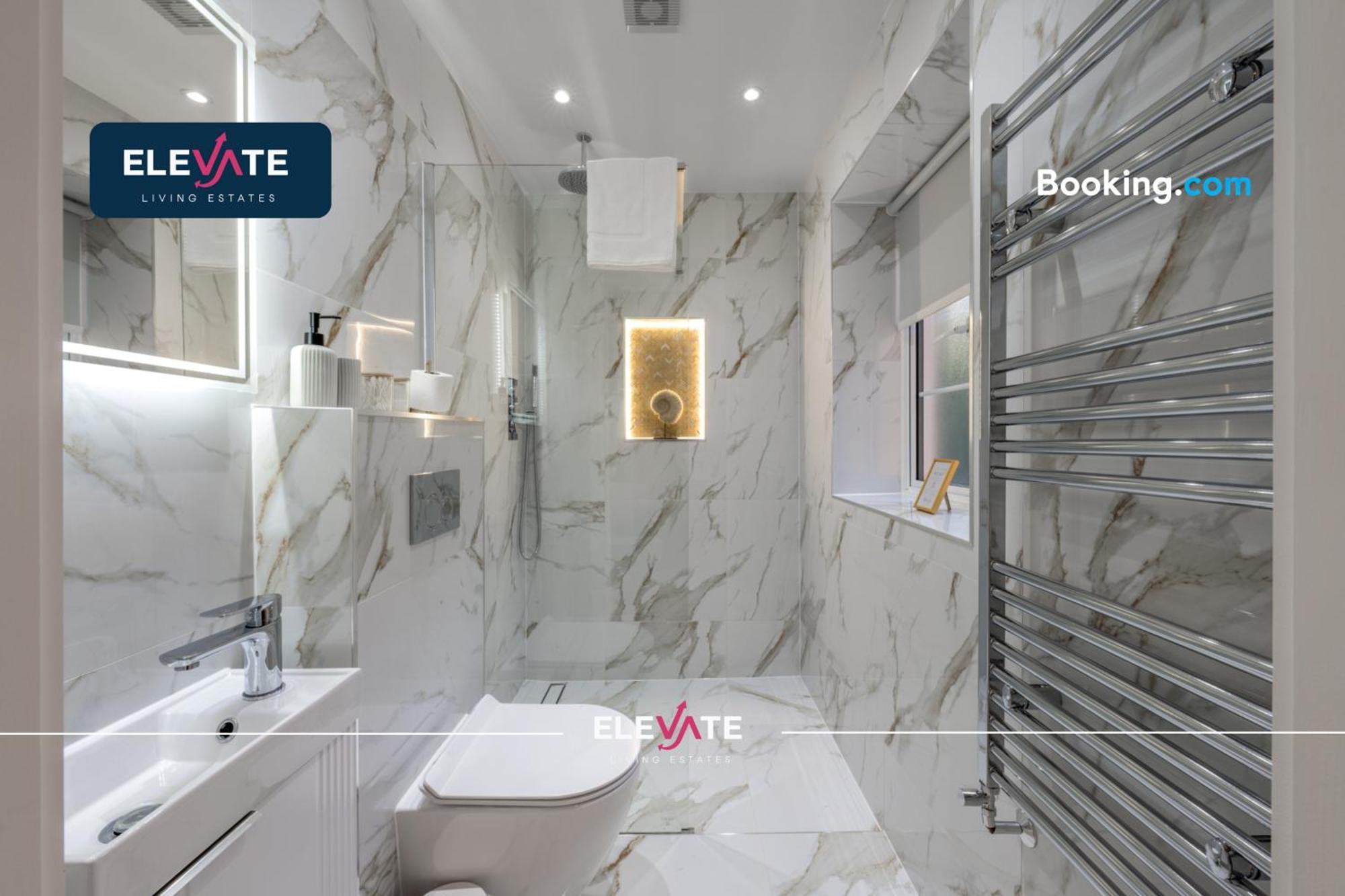 Premium Deals L Last-minute Escape L Wembley Stadium Location, Free Parking, Sleeps 8 L Elevate Living Estates Short Lets & Serviced Wembley Apartamento *
