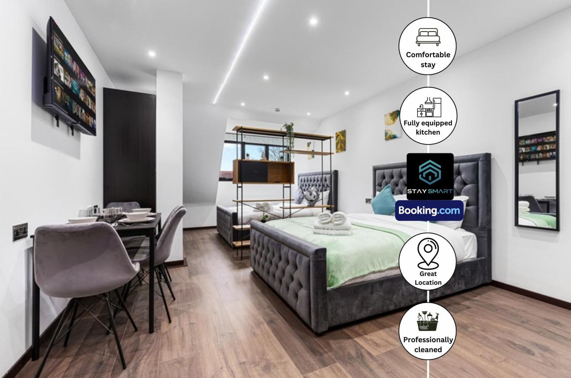 Apartment Stylish By Smart Short Lets & Serviced Woodstock With Free Wifi *