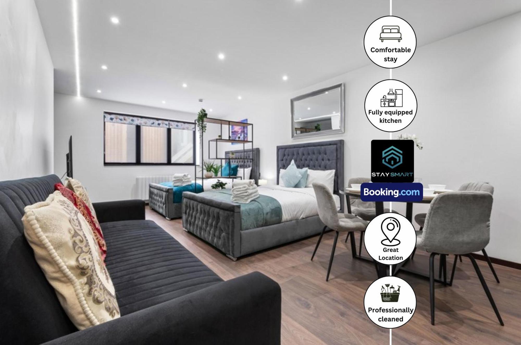 Apartment Stylish By Smart Short Lets & Serviced Woodstock With Free Wifi *