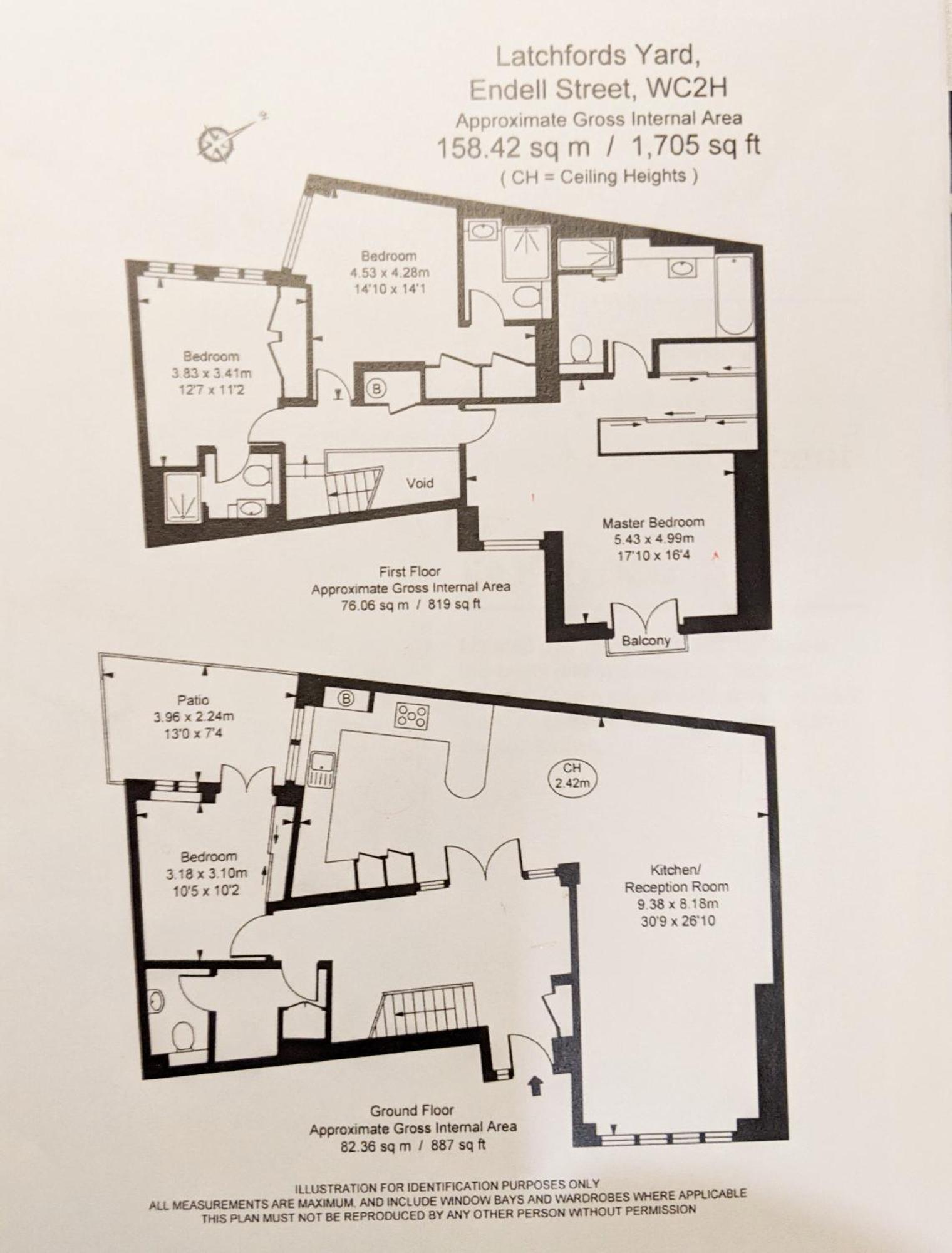 Superb 3 Bedroom Covent Garden House With 3 Ensuite Bathrooms * Londres
