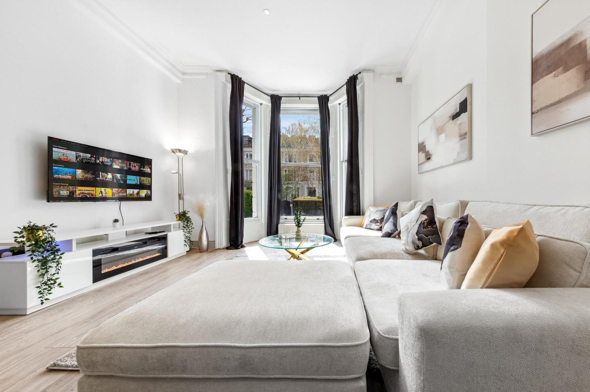 Minimalist Luxe 2br Designer Retreat In Prime Kensington For 6 Next To Station Harrods Apartment London