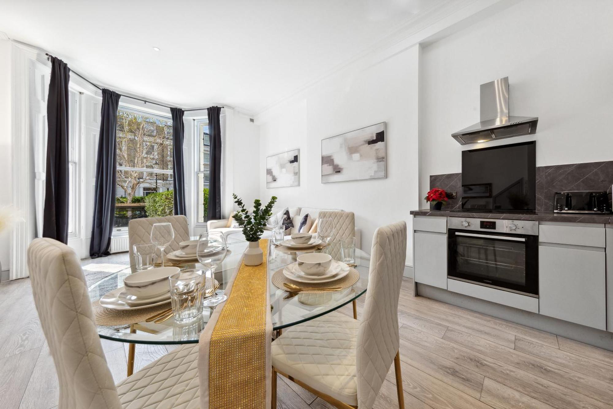 Minimalist Luxe 2br Designer Retreat In Prime Kensington For 6 Next To Station Harrods *