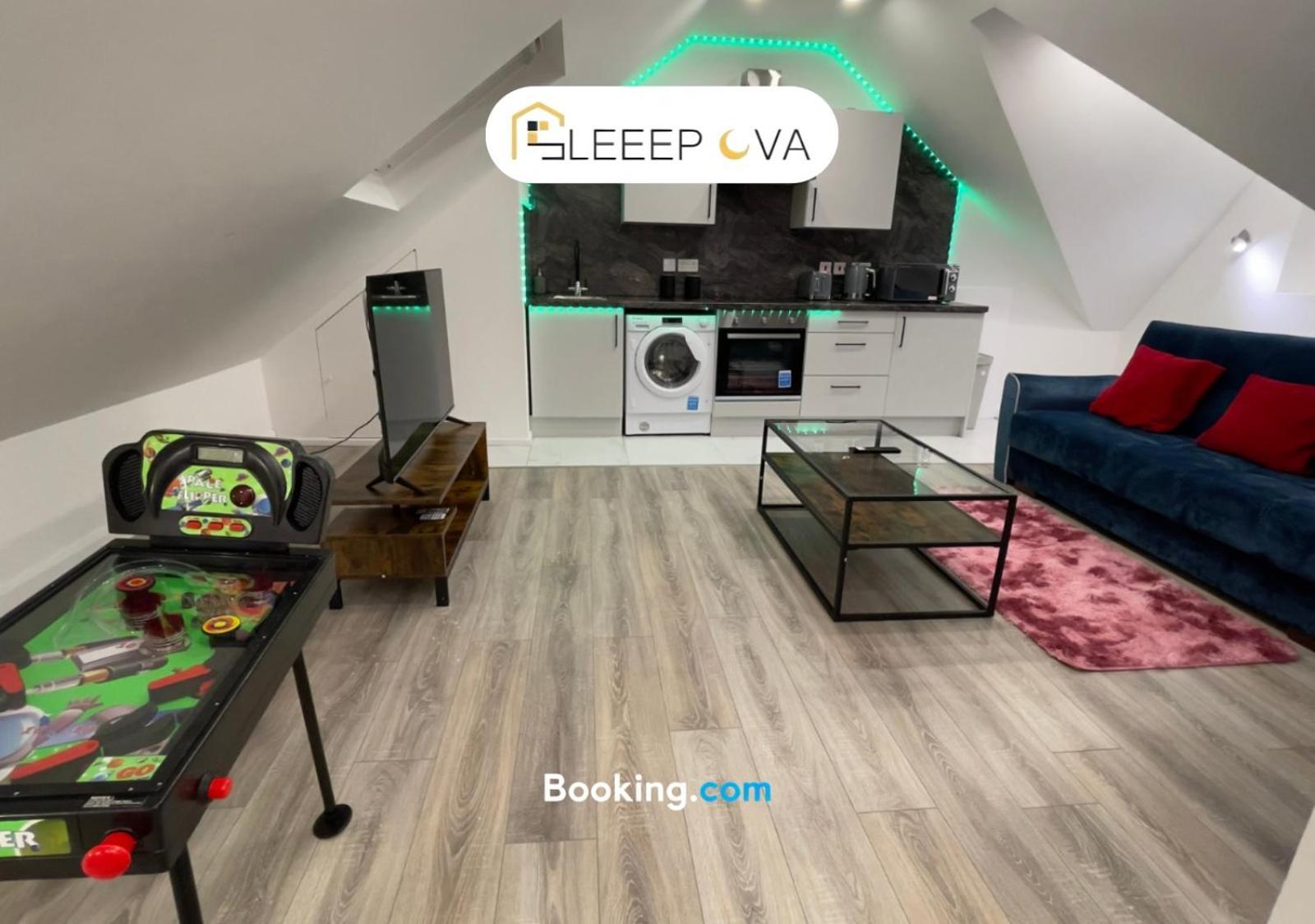 Luxury Oasis: Modern 1-bedroom For Versatile Apartment *