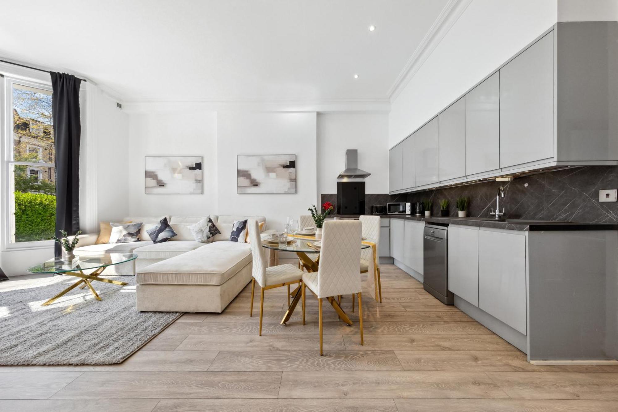 Apartment Minimalist Luxe 2br Designer Retreat In Prime Kensington For 6 Next To Station Harrods London