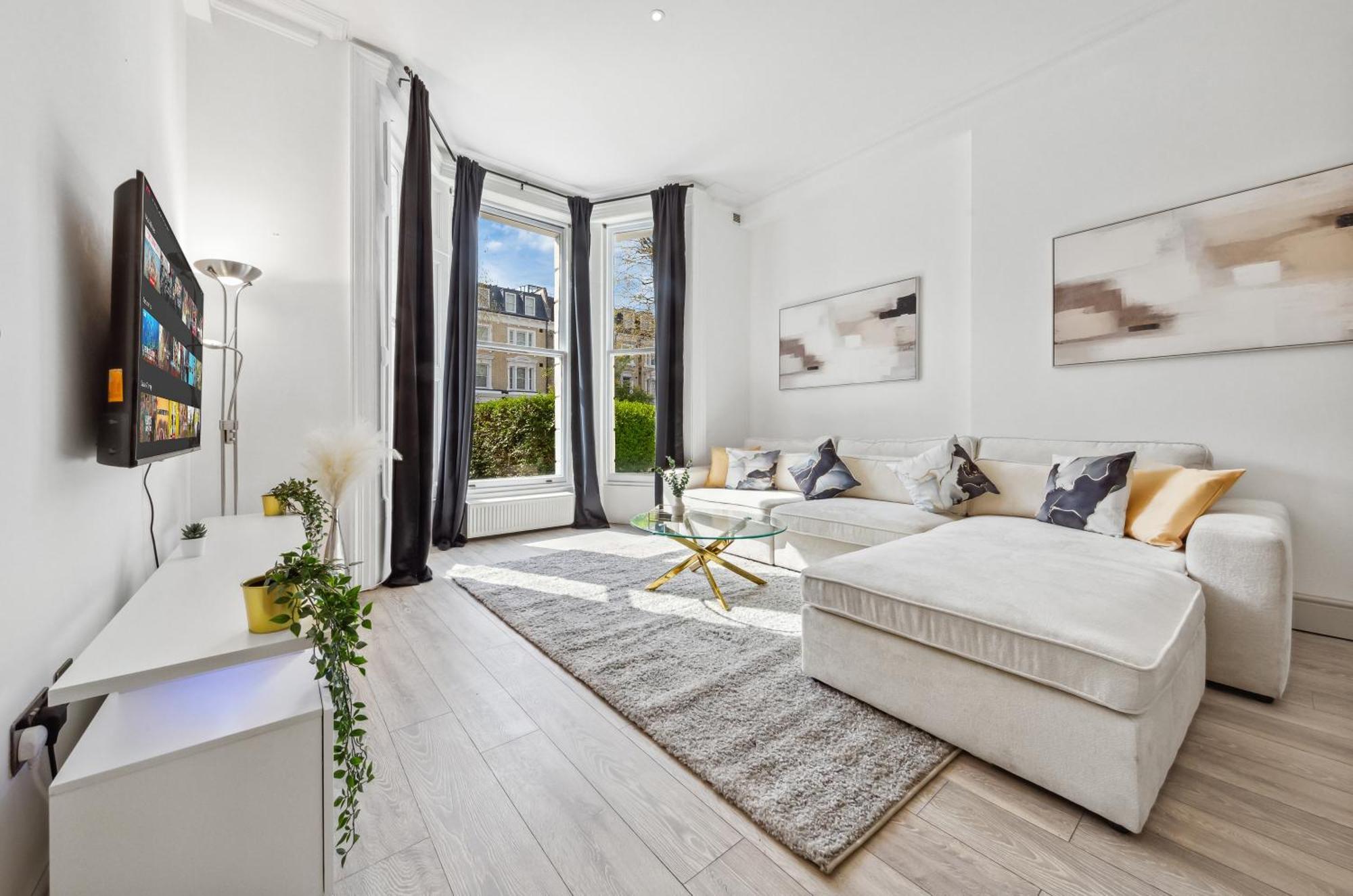 Minimalist Luxe 2br Designer Retreat In Prime Kensington For 6 Next To Station Harrods Apartment *