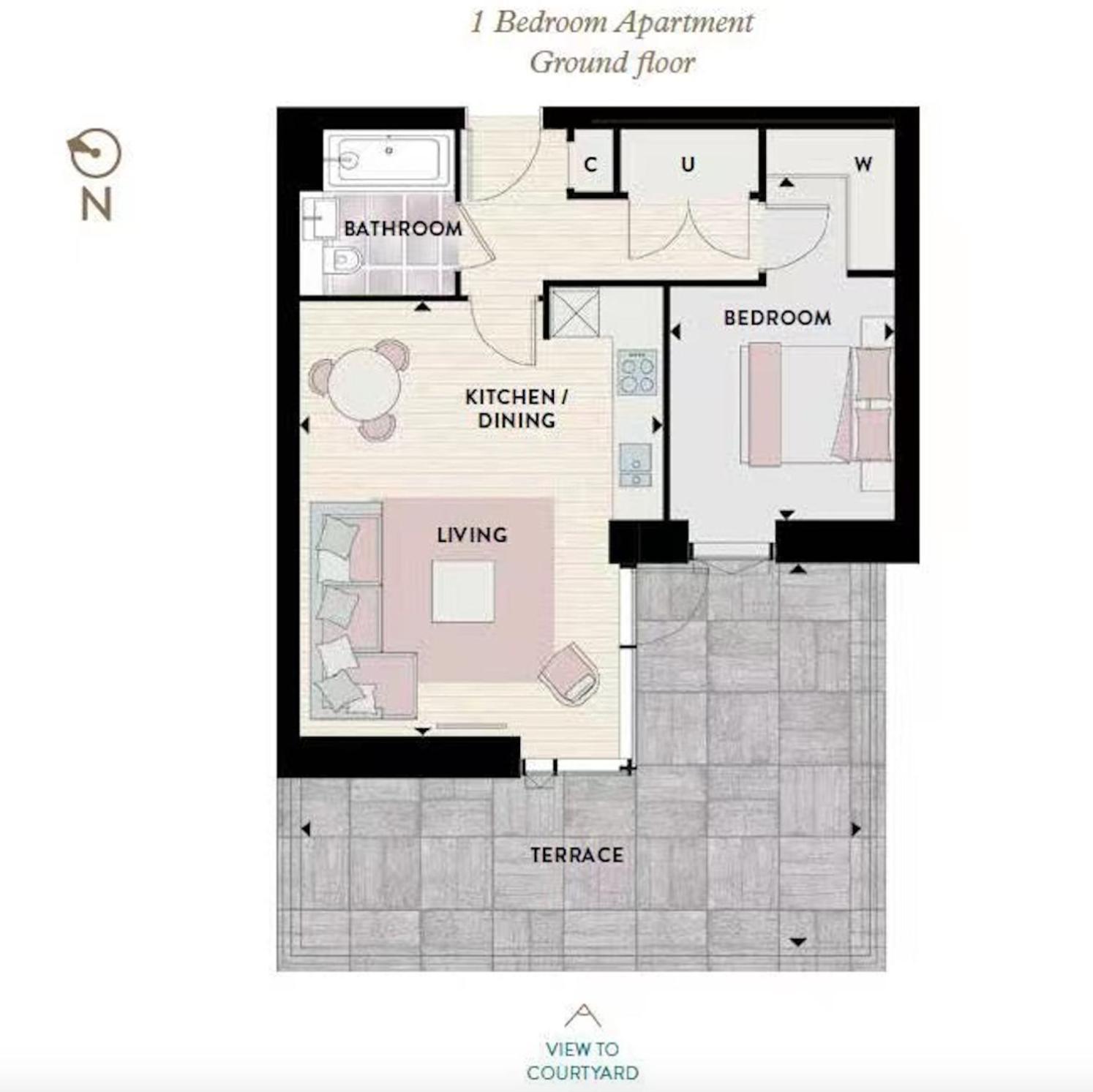 Spacious 1-bed Apartment, Apartment