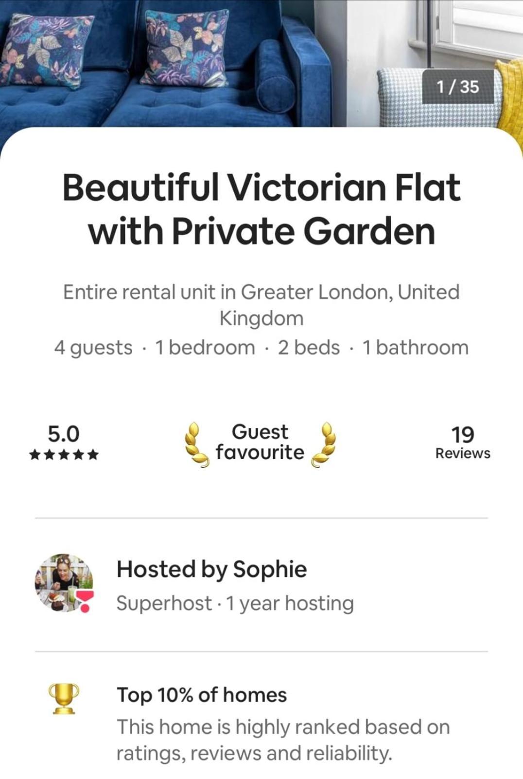Beautiful Victorian Flat With Private Garden - Parking Available *