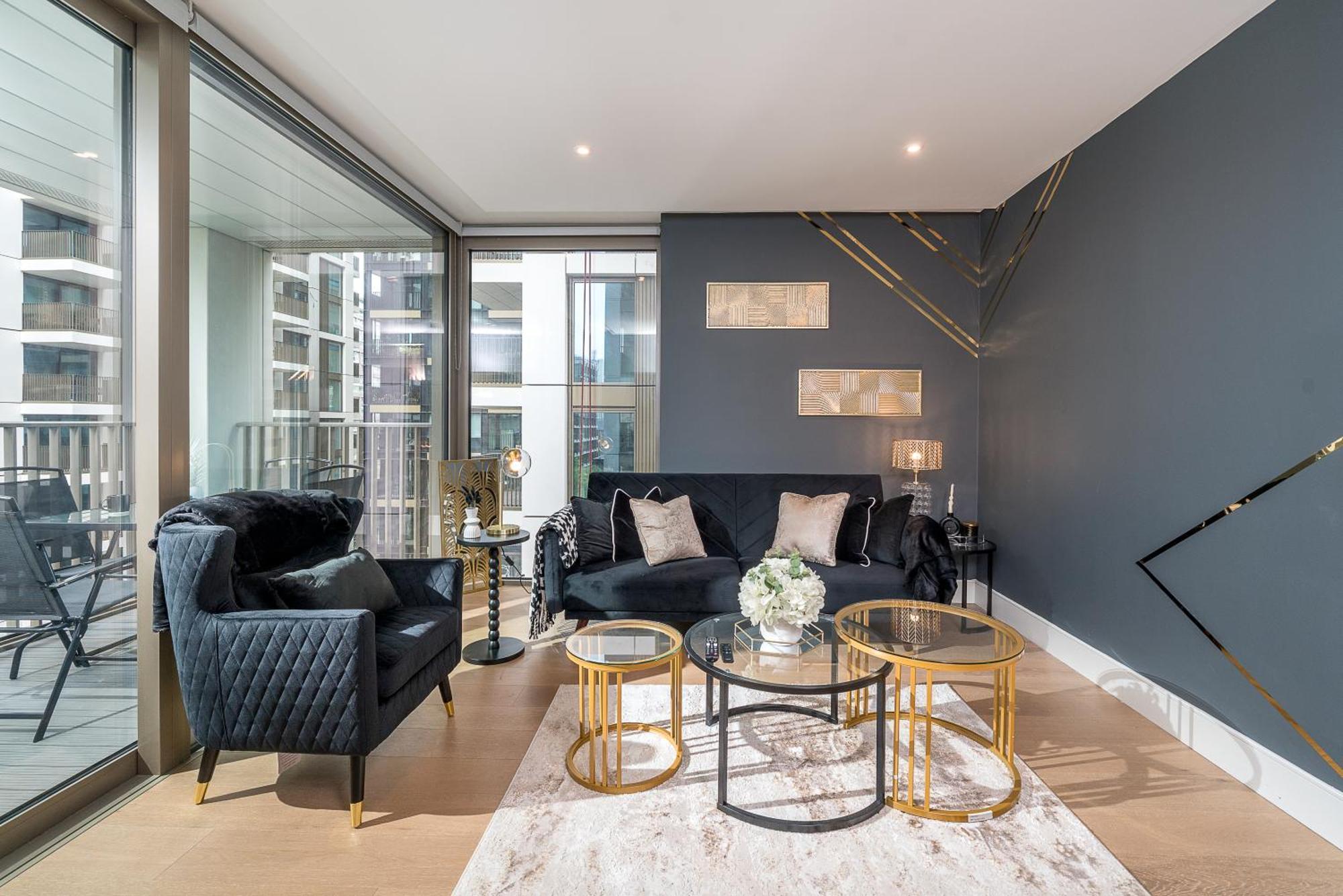 Apartment Battersea 2br Flat - Gym, Balcony, Parking, Great Location - Long Welcome *