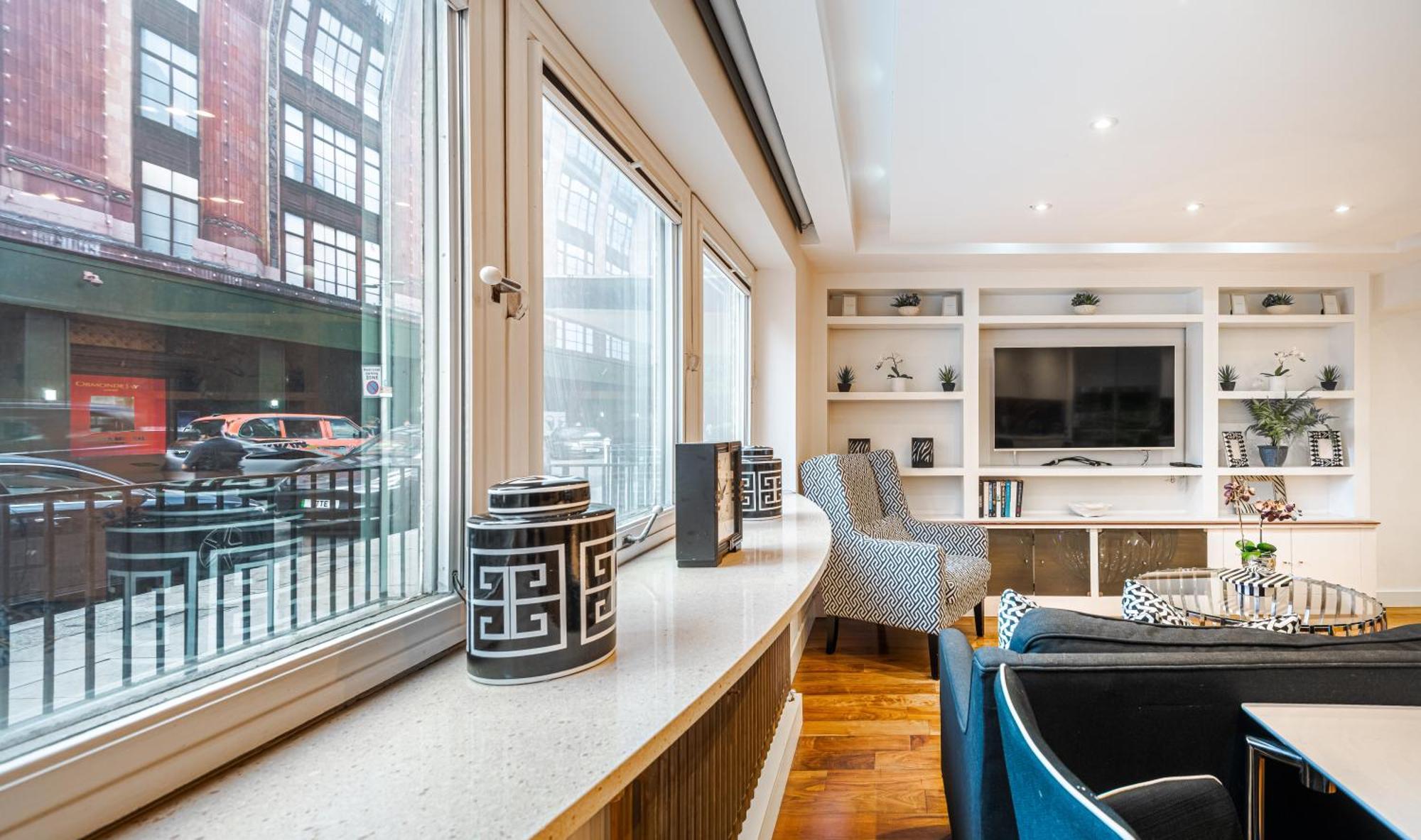 Apartment Modern Ground Floor 2bd In Knightsbridge With Ac And Harrods View *
