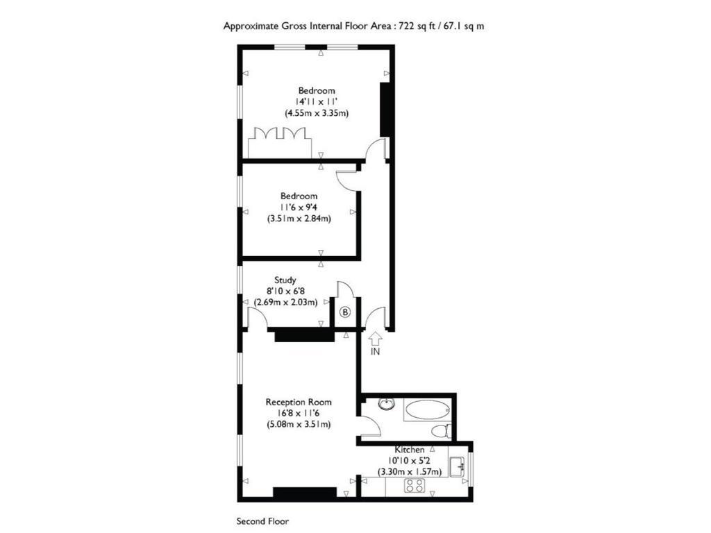 Selfridges Parkside Haven - 2 Bedroom *