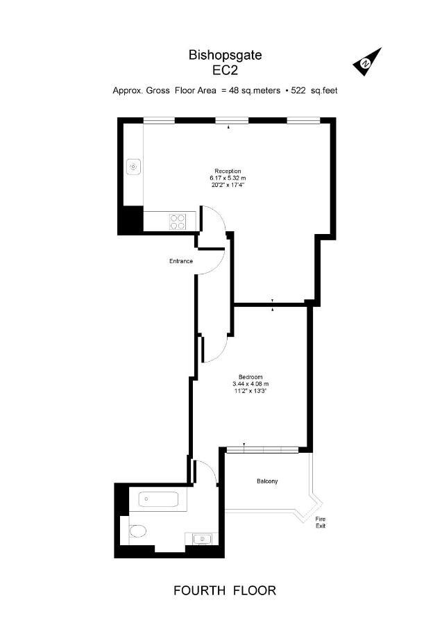 4, 48 Bishopsgate By Living * Londres