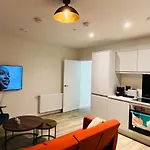 Modern Flat With A City Skyline View