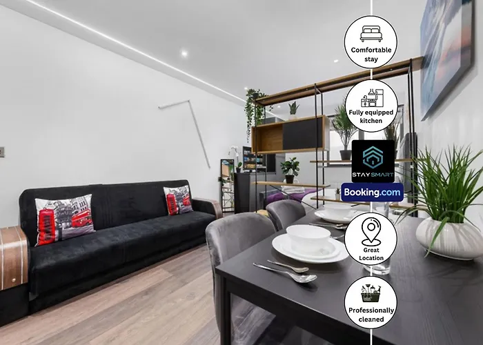 Stylish Studio Apt By Stay Smart Short Lets & Serviced Accommodation Woodstock With Free Wifi