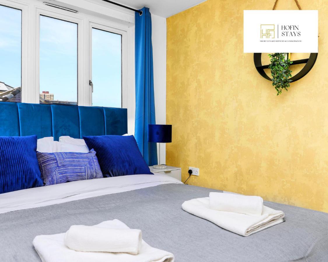 2 Modern Double Bed For 6 Guests By Hofin Short Lets & Serviced Apartamento *