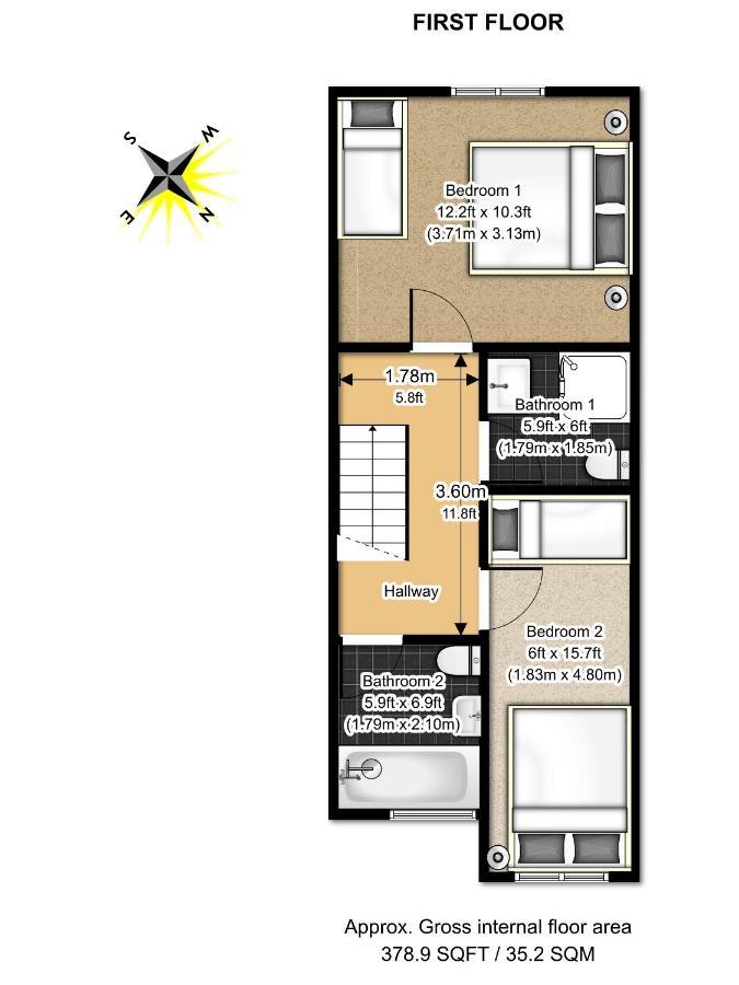 Second Nest Hampton Street Apartment London