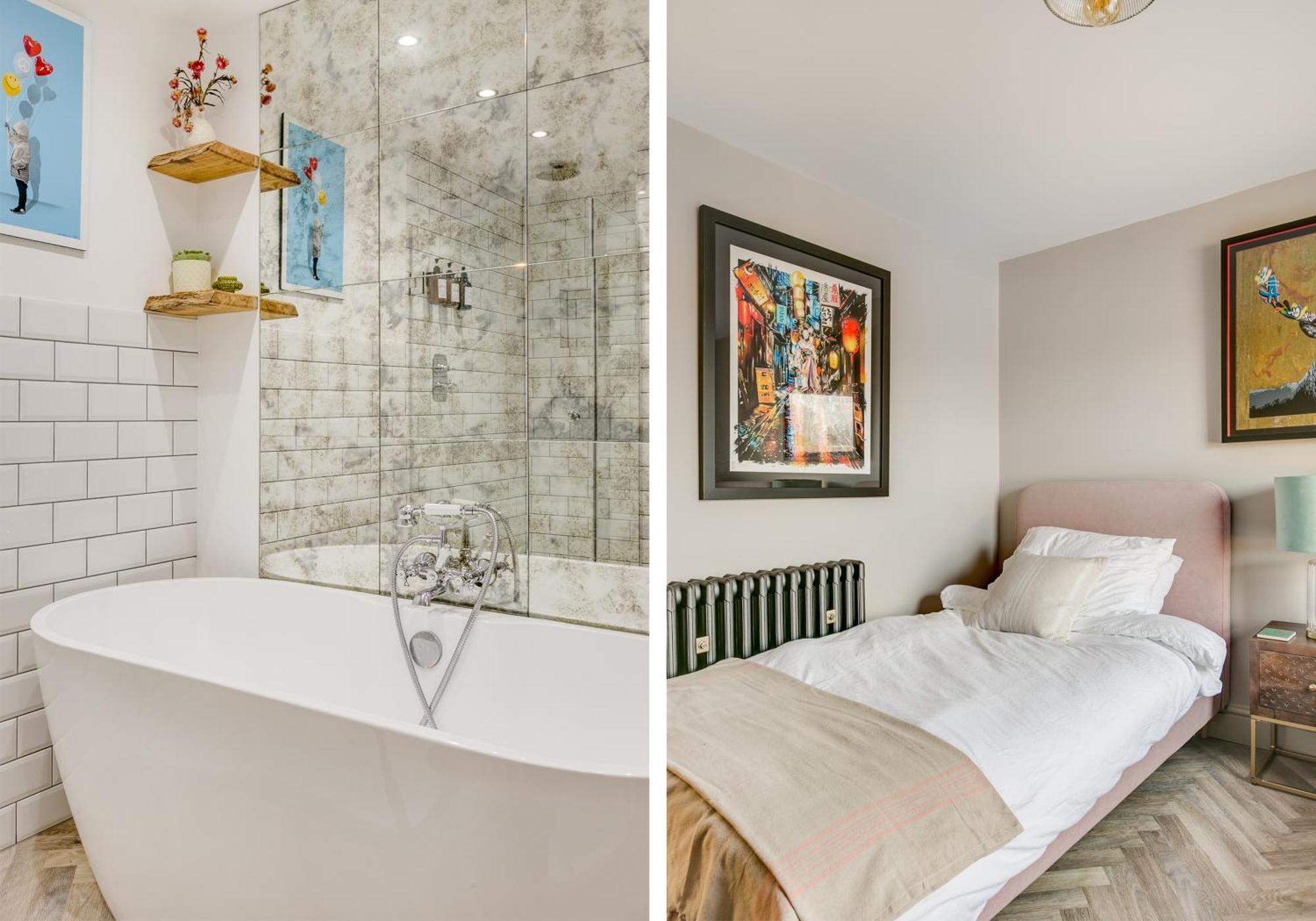 Stylish 2 Bed Flat With Balcony Great Views Nrtube Apartment