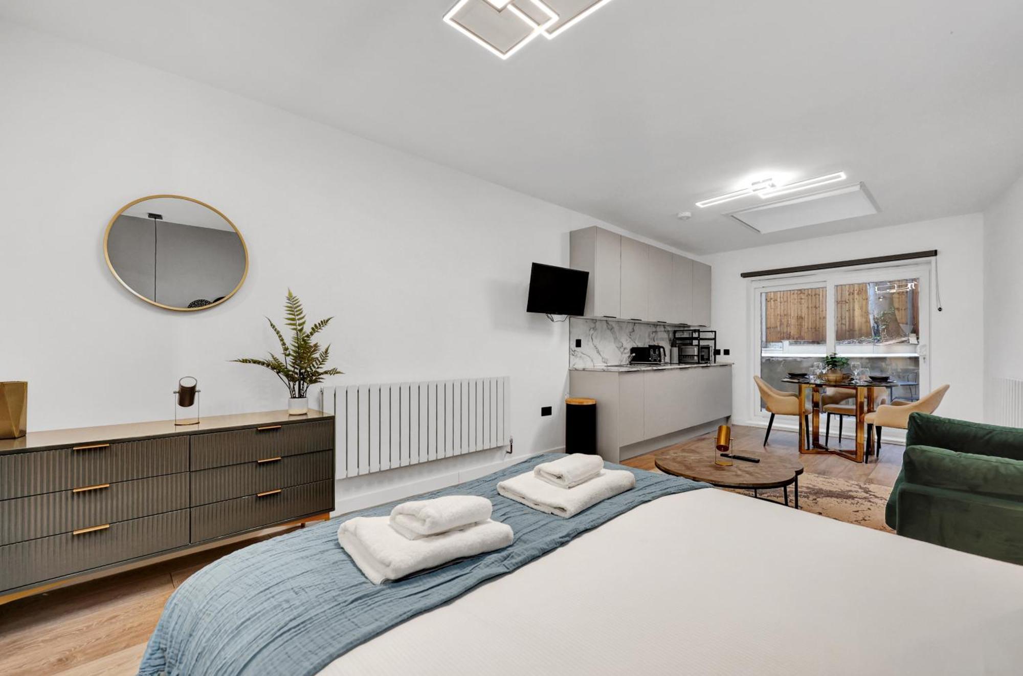 Apartamento Hilldrop Short Term & Flexible Renting Islington With Free Wifi, Parking & Garden