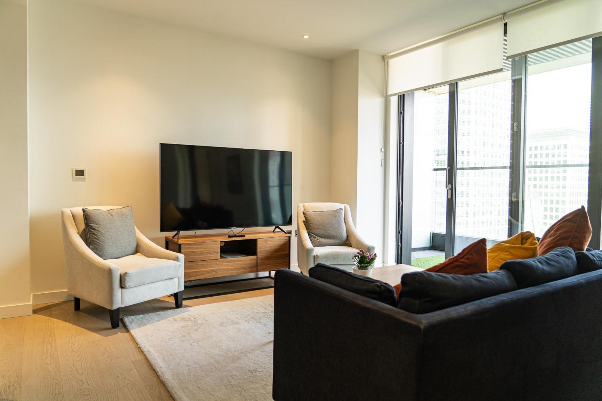 Luxury Balcony Apartment, Canary Wharf Apartamento Londres