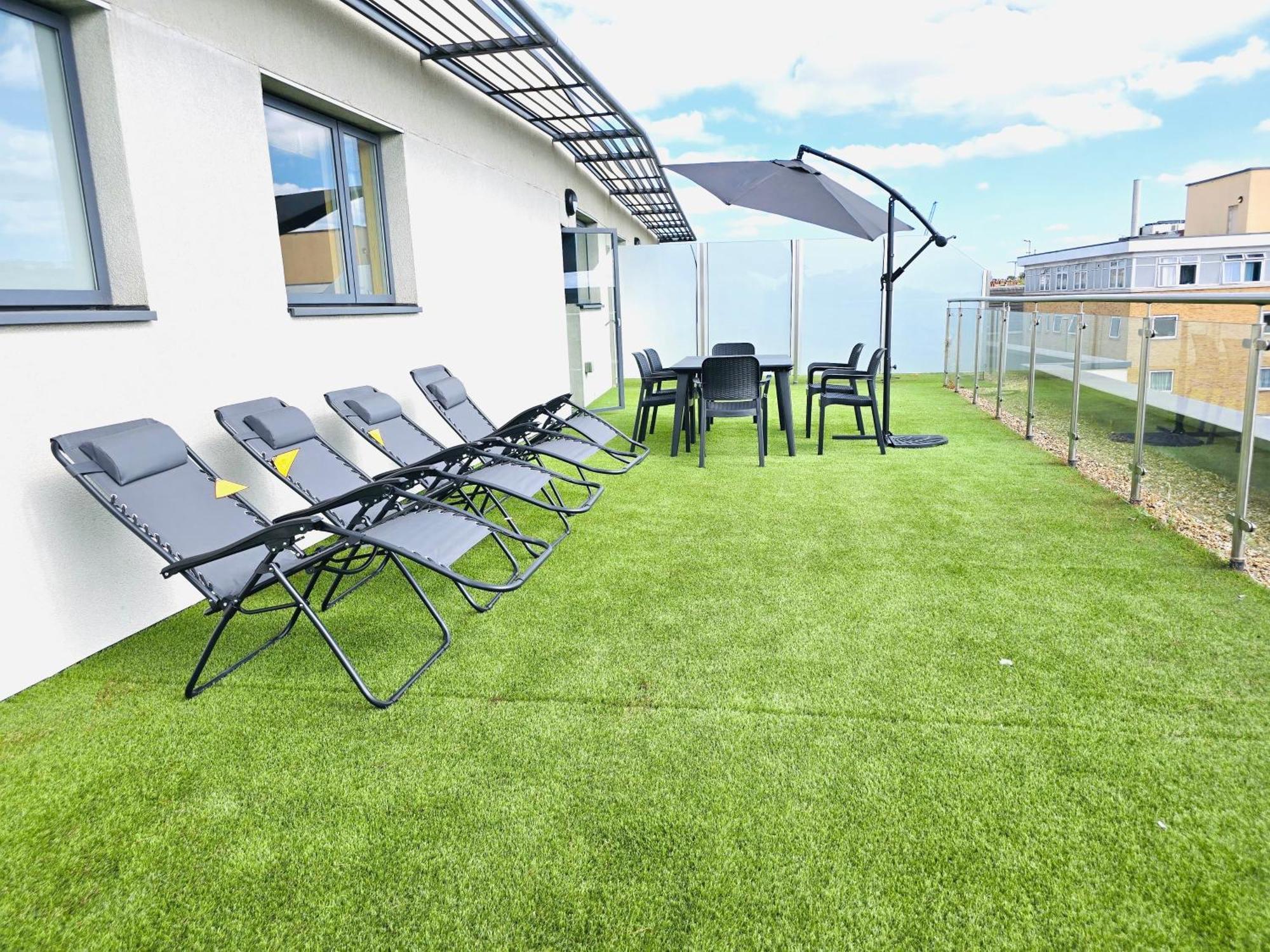 Apartment Spectacular 3Br 2Bath Rooftop Sky-Views With Parking