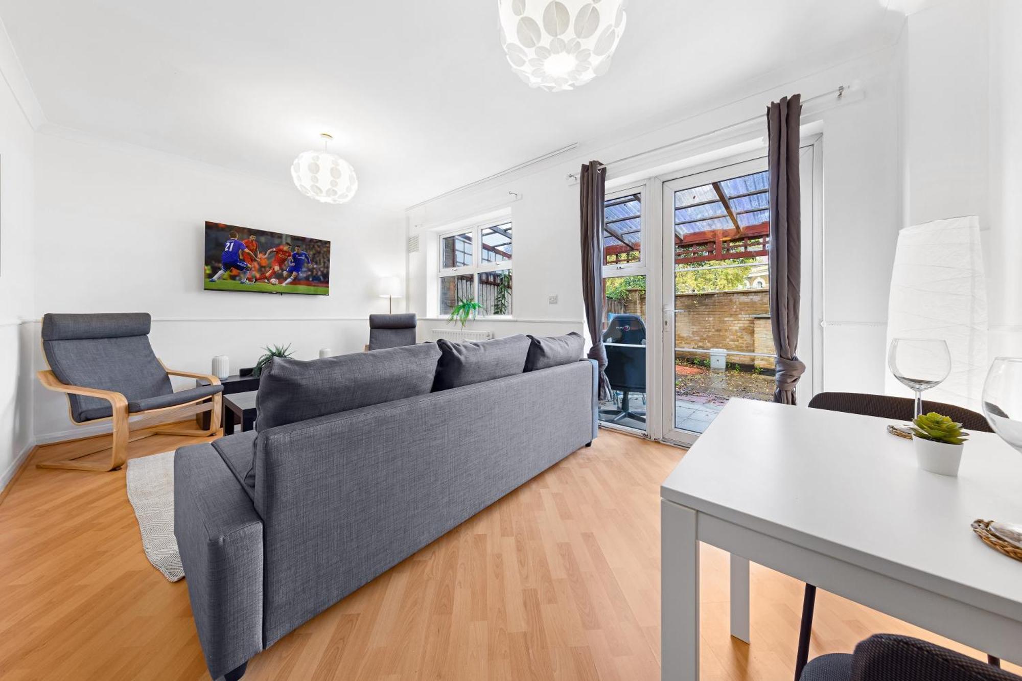 Ferienhaus Cozylease 3br In Canary Wharf,garden,gym,workspace London