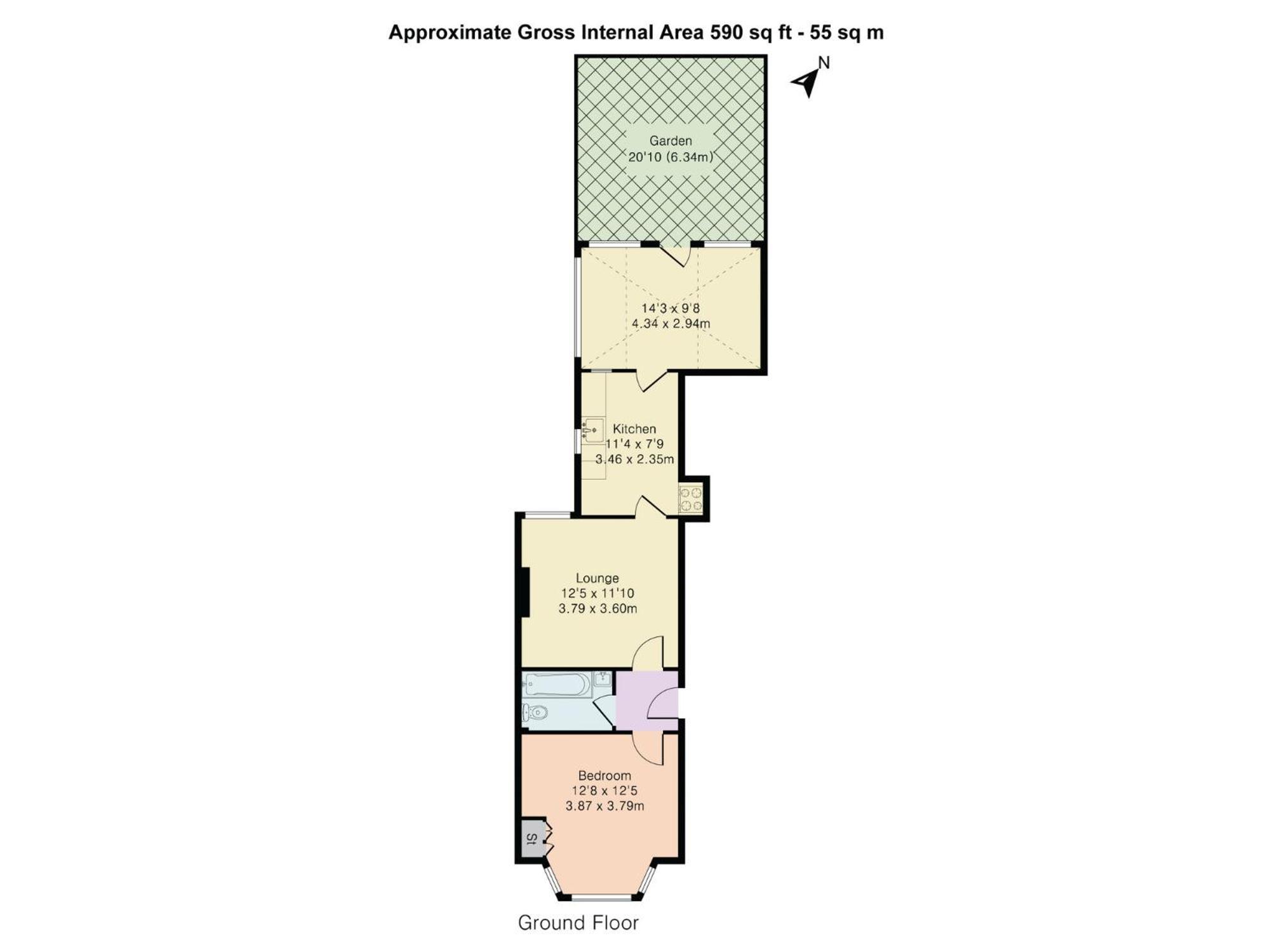 Apartamento Bright & Cozy East 1-bed Flat With Garden *