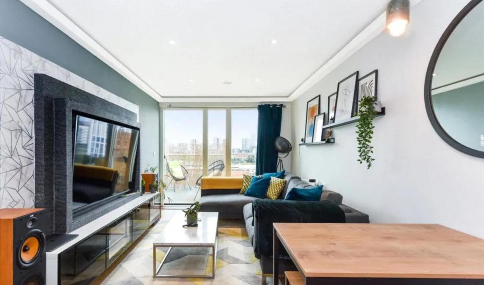 Londonaprt 1bed Balcony Gym Tv Wifi *