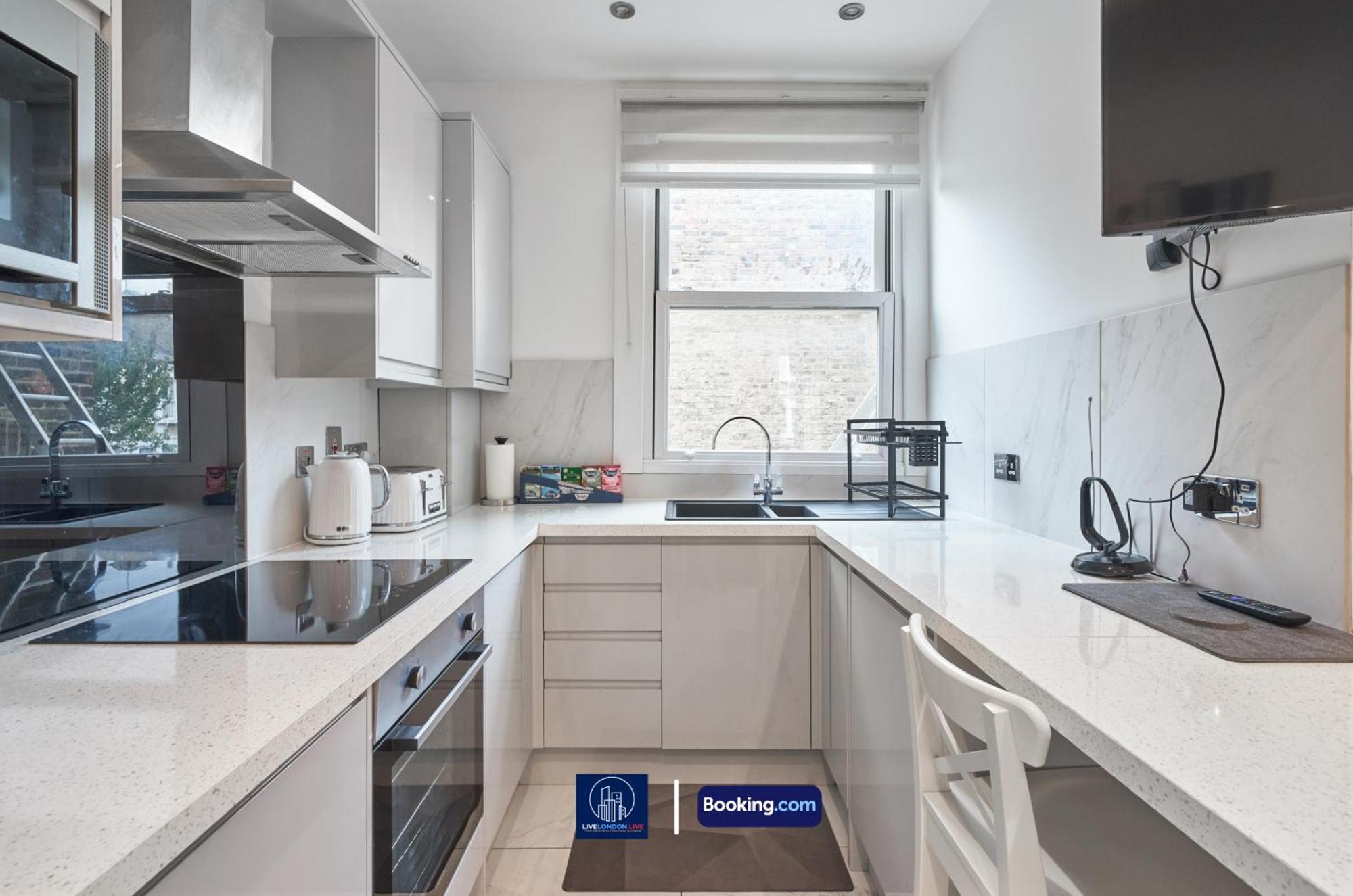 Apartment Last-minute Offers L Exclusive Offer L Delightful 2-bedroom In Tufnell Park L Sleeps Up To 5 Guests L By Live Short Lets & Serviced L *