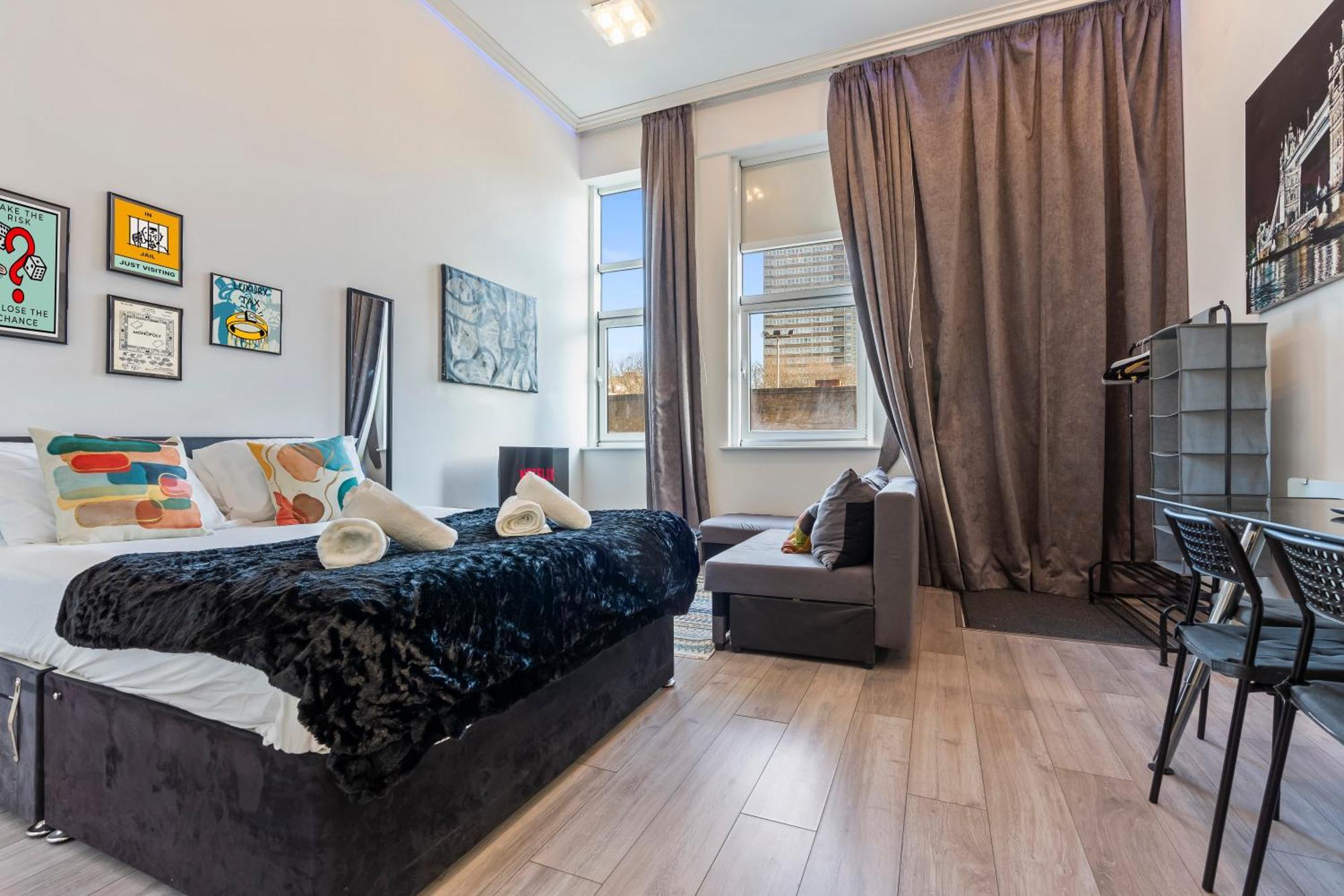 Monopoly Suite- Luxurious- High Tech And Spacious In Battersea Apartamento Londres