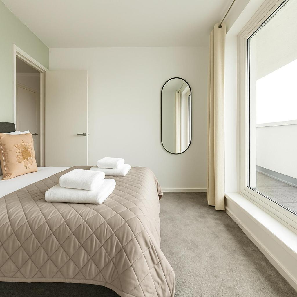 Canary Wharf With Balcony And Stunning Views