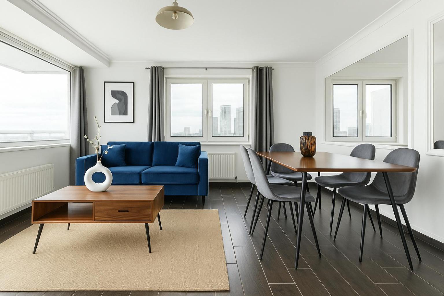 Canary Wharf With Balcony And Stunning Views *