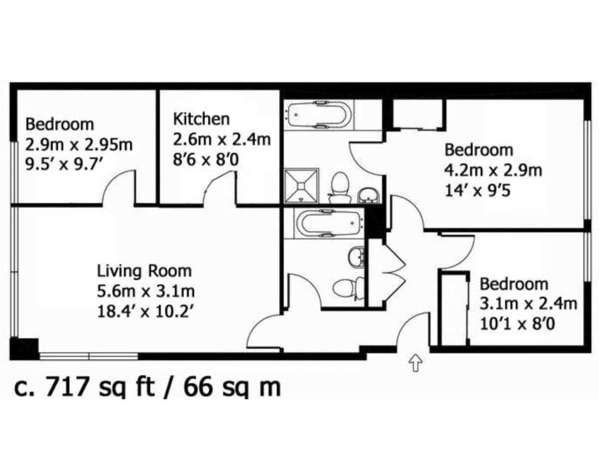 Superb Modern 3bed 2bath With Wifi, Trendy Fitzrovia W1 By Oxford Street Affable Informative Host Apartment London
