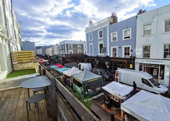 Portobello Market View From The Balcony Of This Splendid 1 Bed Flat