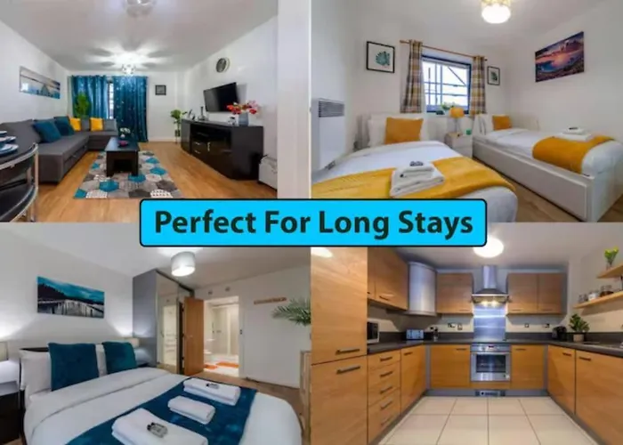 Modern 3 Beds 2 Bath Flat - Parking & Sleeps 6