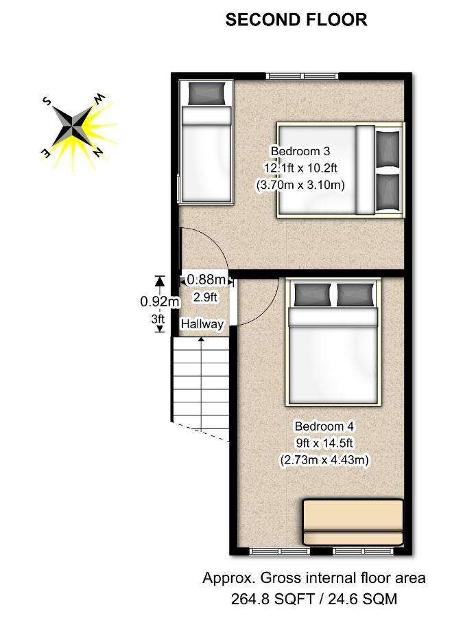 Second Nest Hampton Street Apartment *