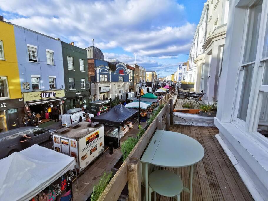 Portobello Market View From The Balcony Of Splendid 1 Bed Flat Apartment