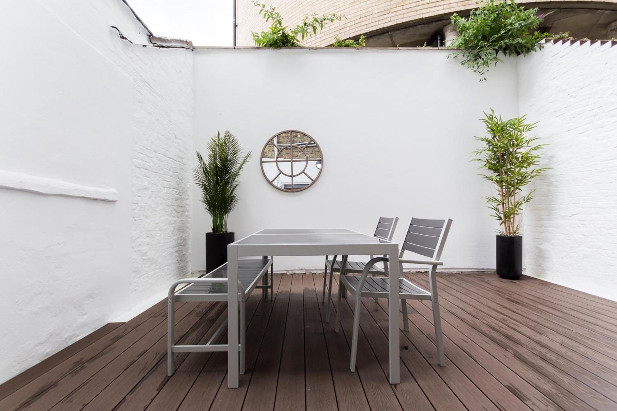 Apartamento Vibrant 1br Apt Wprivate Decked Garden, Fast Wifi