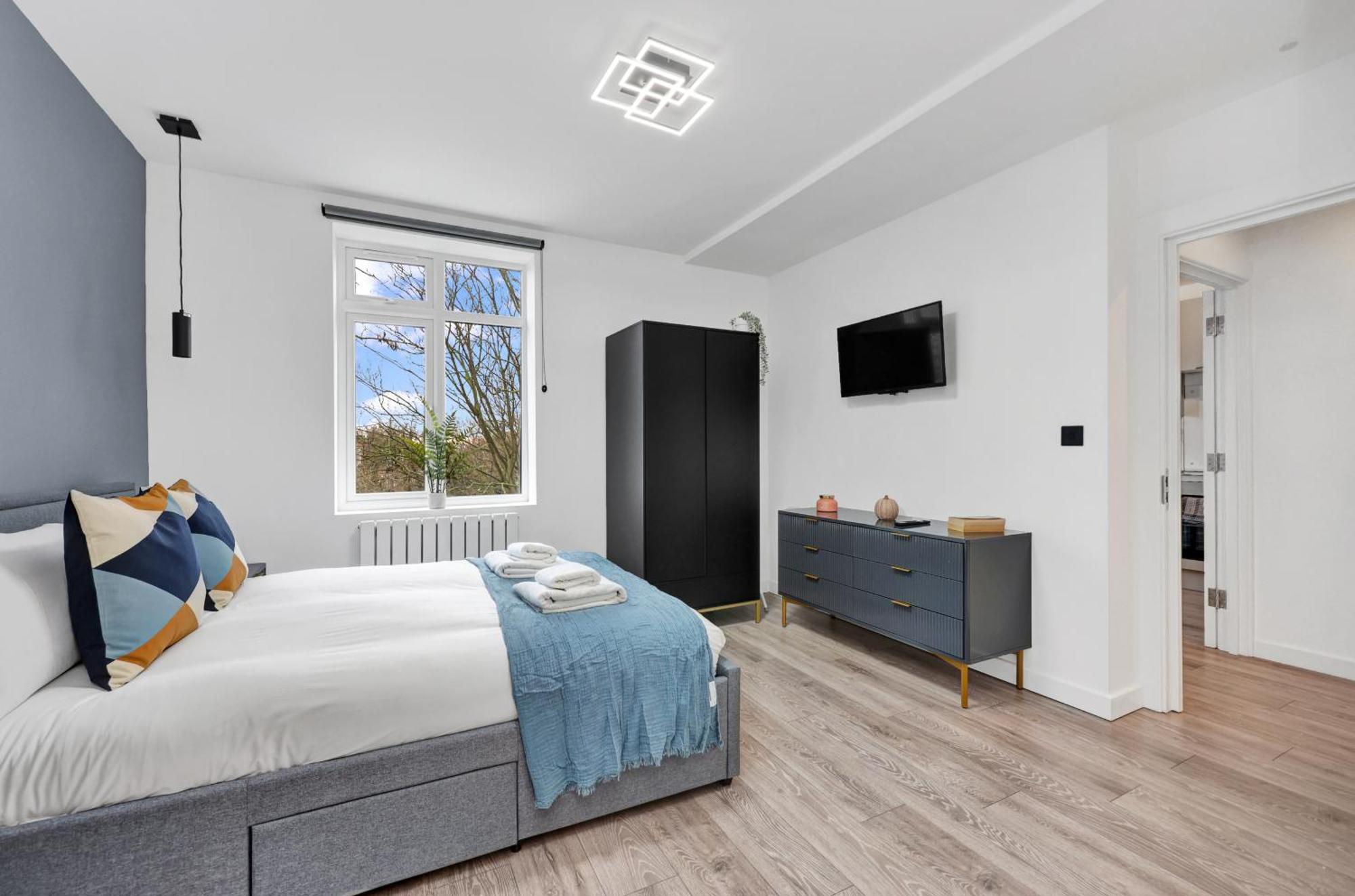 Hilldrop Short Term & Flexible Renting Islington With Free Wifi, Parking & Garden Apartment London