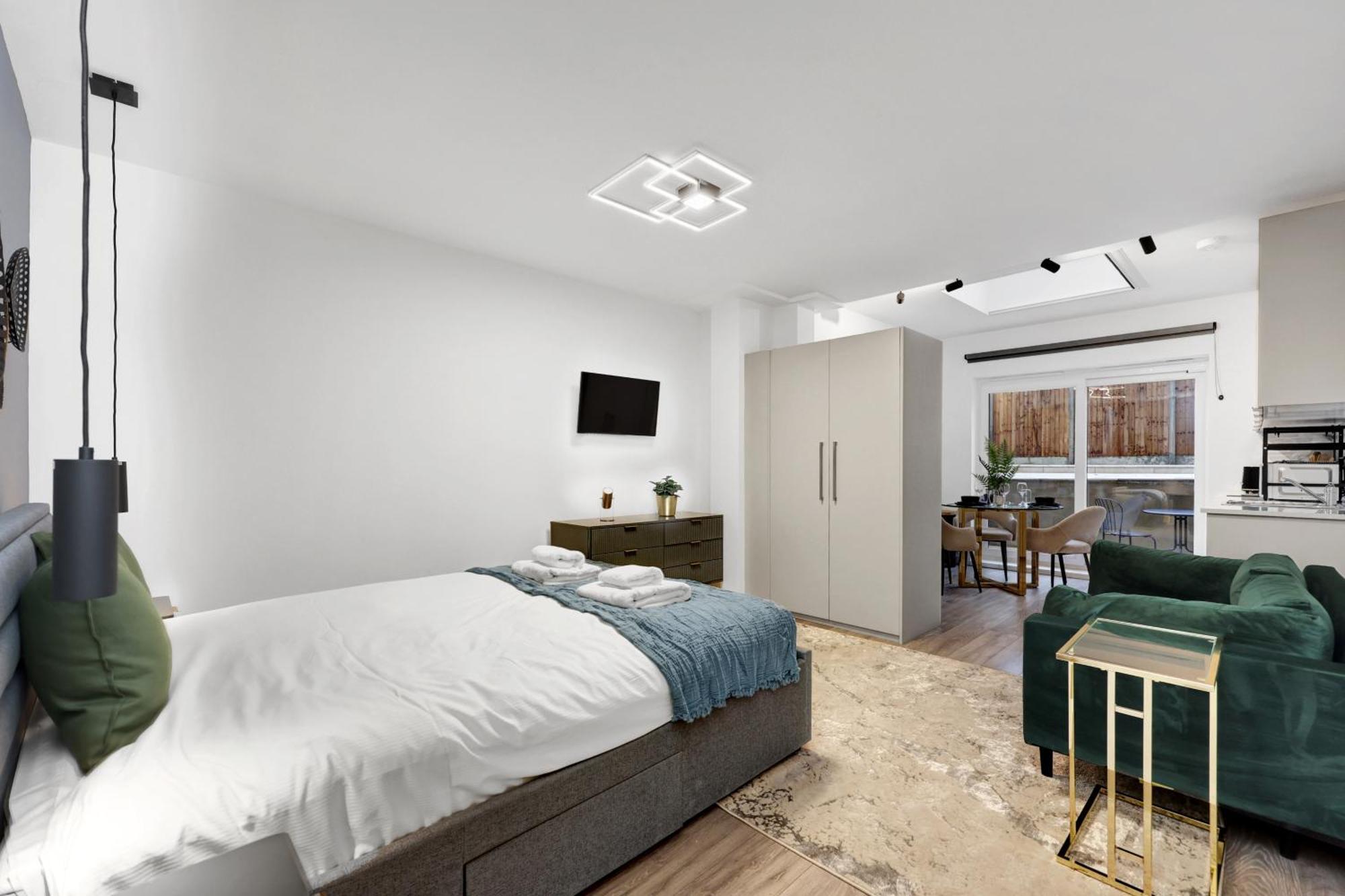 Apartment Hilldrop Short Term & Flexible Renting Islington With Free Wifi, Parking & Garden