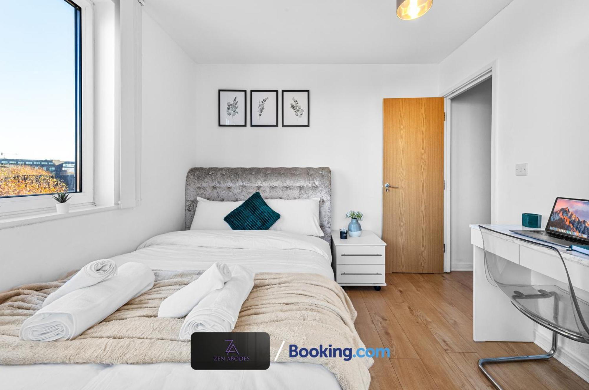 Two Bedroom Flat By Zen Abodes Short Lets & Serviced With Free Wifi & Tv Close To Old St
