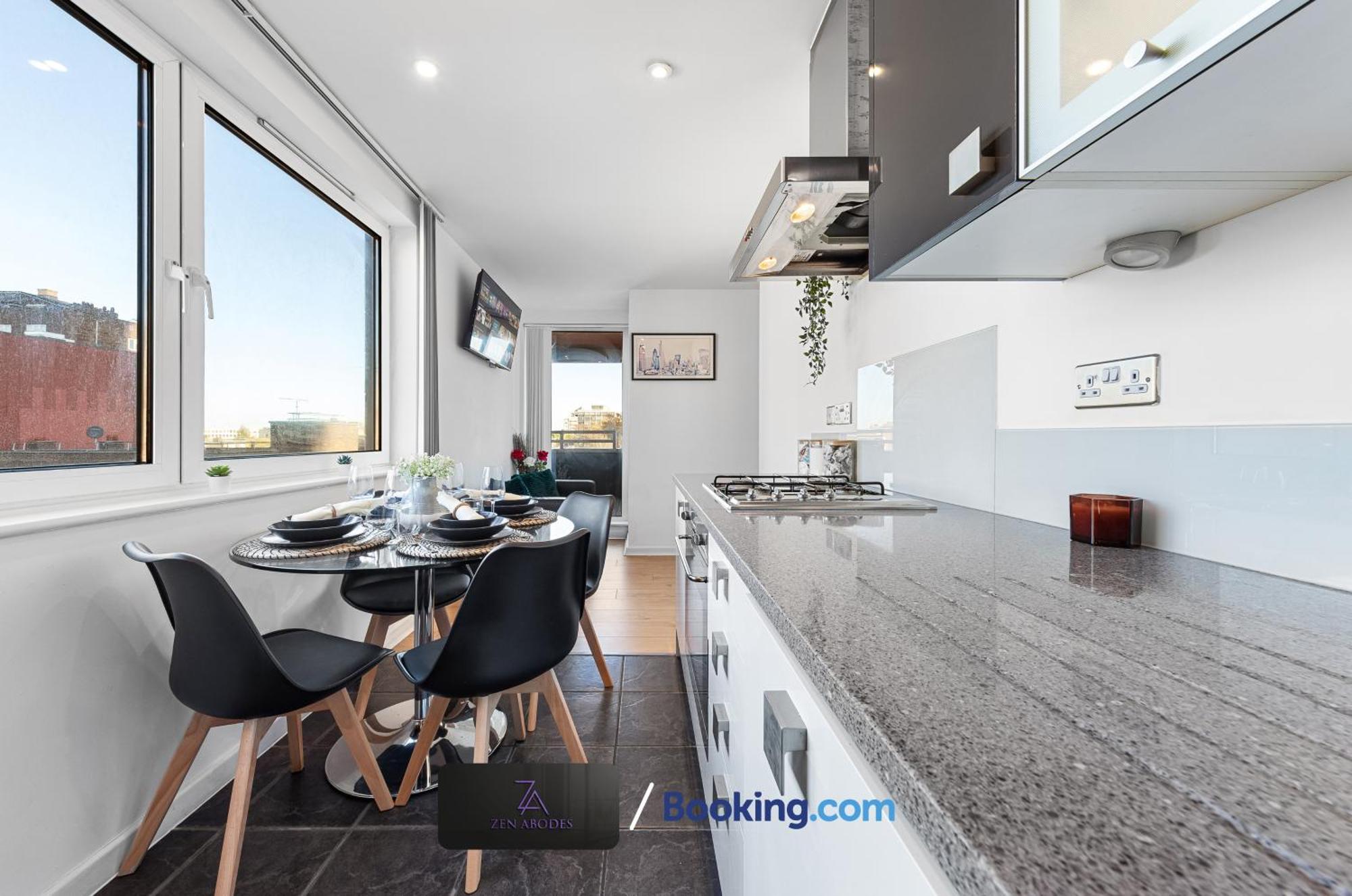 Apartment Two Bedroom Flat By Zen Abodes Short Lets & Serviced With Free Wifi & Tv Close To Old St *