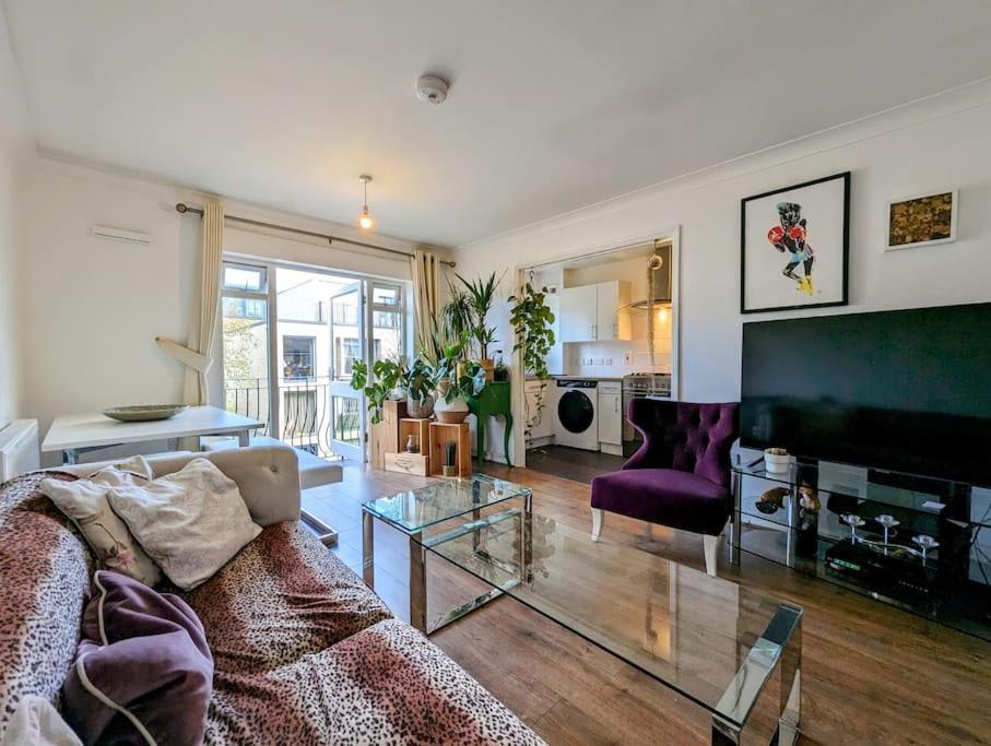 Large, Plant Filled Flat With Balcony *