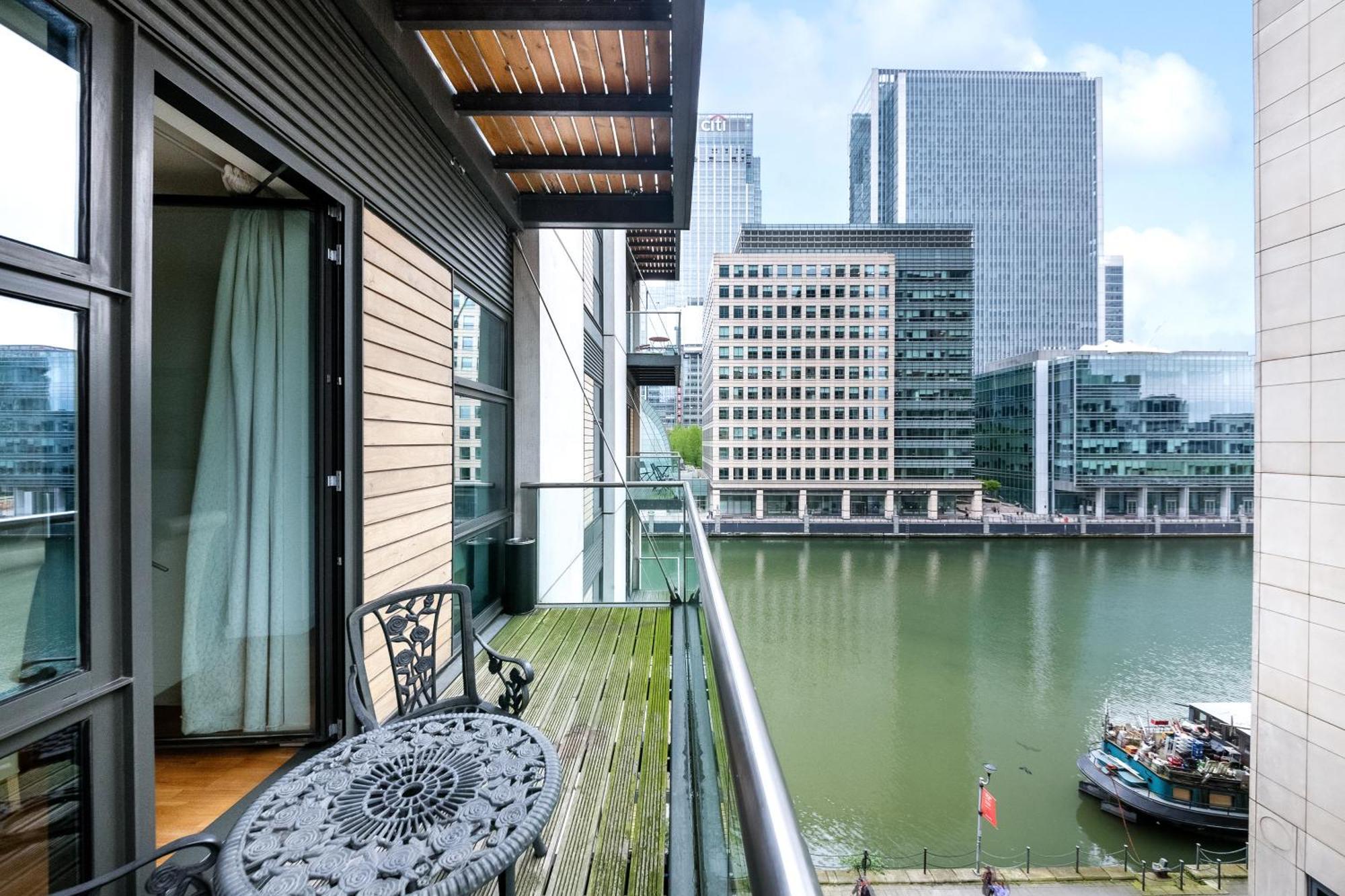 Apartamento Londwell, Canary Wharf River Thames Balcony Londres