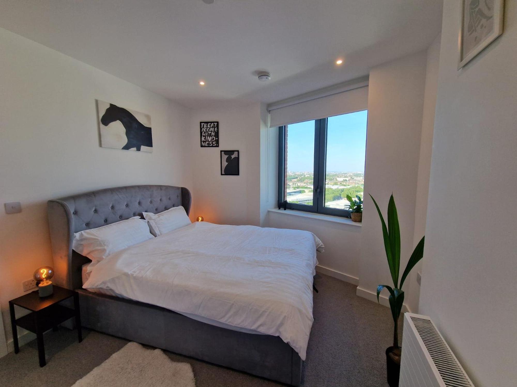 Lovely View Near Floor, 1gb Wifi, Near Canary Wharf, City, Stratford, Free Coffee, Snacks, Milk Apartment London