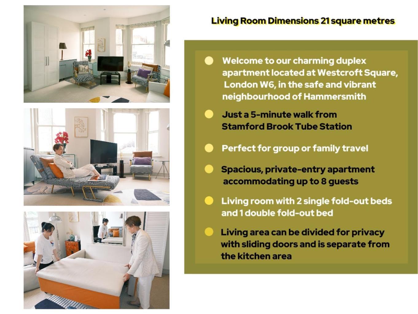 Apartment Spacious Duplex Flat West For Families & Groups London