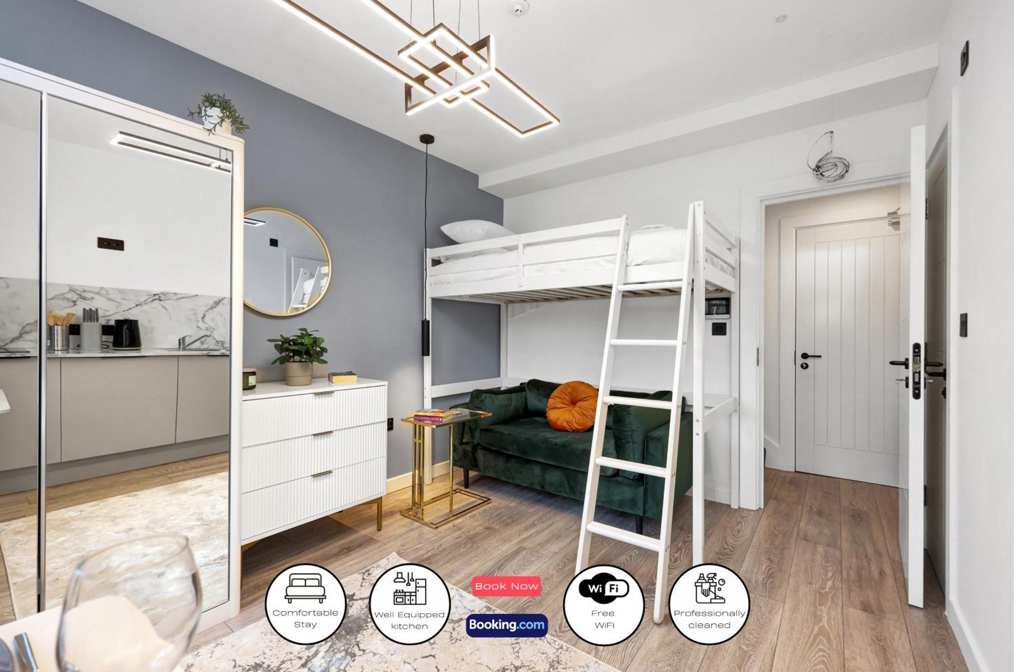 Hilldrop Short Term & Flexible Renting Islington With Free Wifi, Parking & Garden Apartment