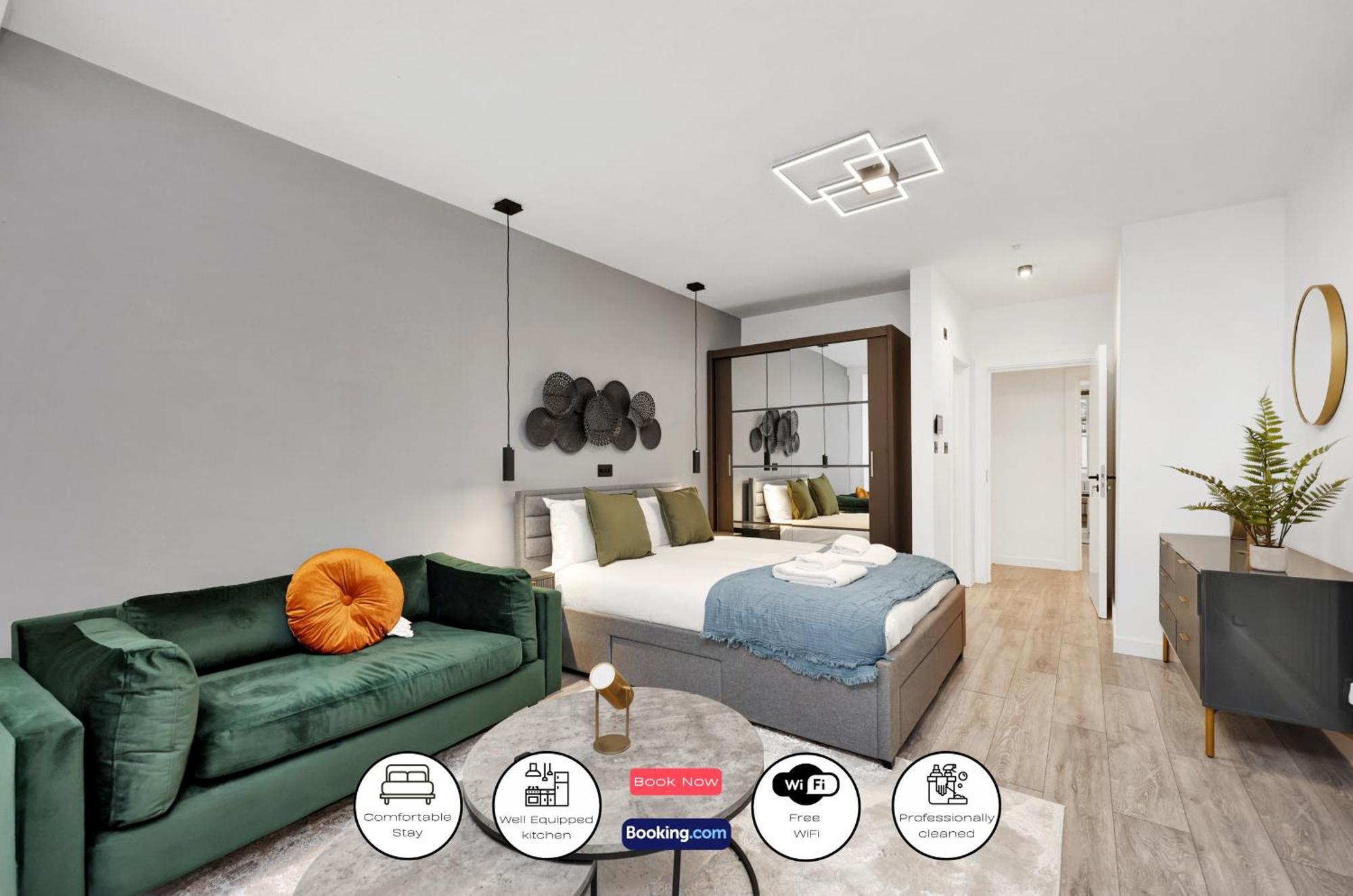 Hilldrop Short Term & Flexible Renting Islington With Free Wifi, Parking & Garden Apartment *